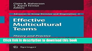 Books Effective Multicultural Teams: Theory and Practice Full Online