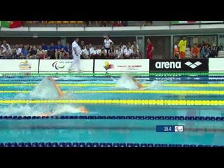 Men's 50m Backstroke S4 | Final | 2016 IPC Swimming European Open Championships Funchal