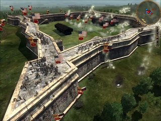 Empire Total War Online Battle #96  Russia vs the 13 Colonies (Siege Battle)