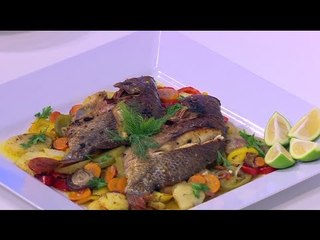 صينية سمك بالبطاطس و الجزر | هشام السيد