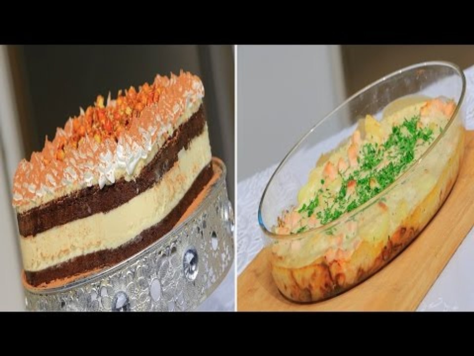 صينية بطاطس بالبصل المكرمل - تورتة تيراميسو بالأيس كريم و وصفات أخرى | حلو و حادق حلقة كاملة