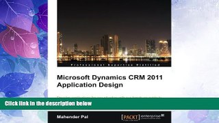 Big Deals  Microsoft Dynamics CRM 2011 Application Design  Free Full Read Most Wanted