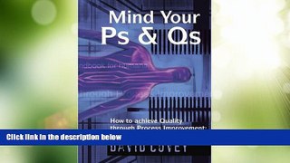 Big Deals  Mind Your Ps   Qs: How to achieve Quality through Process Improvement: a handbook for