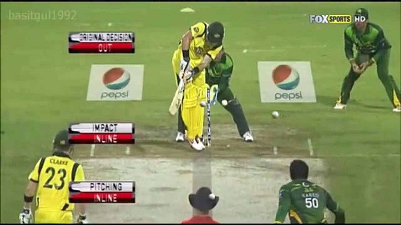 Saeed Ajmal 10 wickets vs Australia Odi Series - 2012