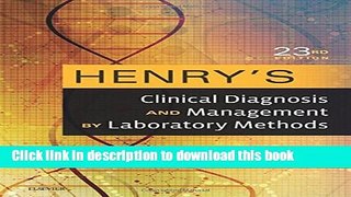 [PDF] Henry s Clinical Diagnosis and Management by Laboratory Methods, 23e Free Books