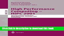 Books High Performance Computing - HiPC 2001: 8th International Conference, Hyderabad, India,