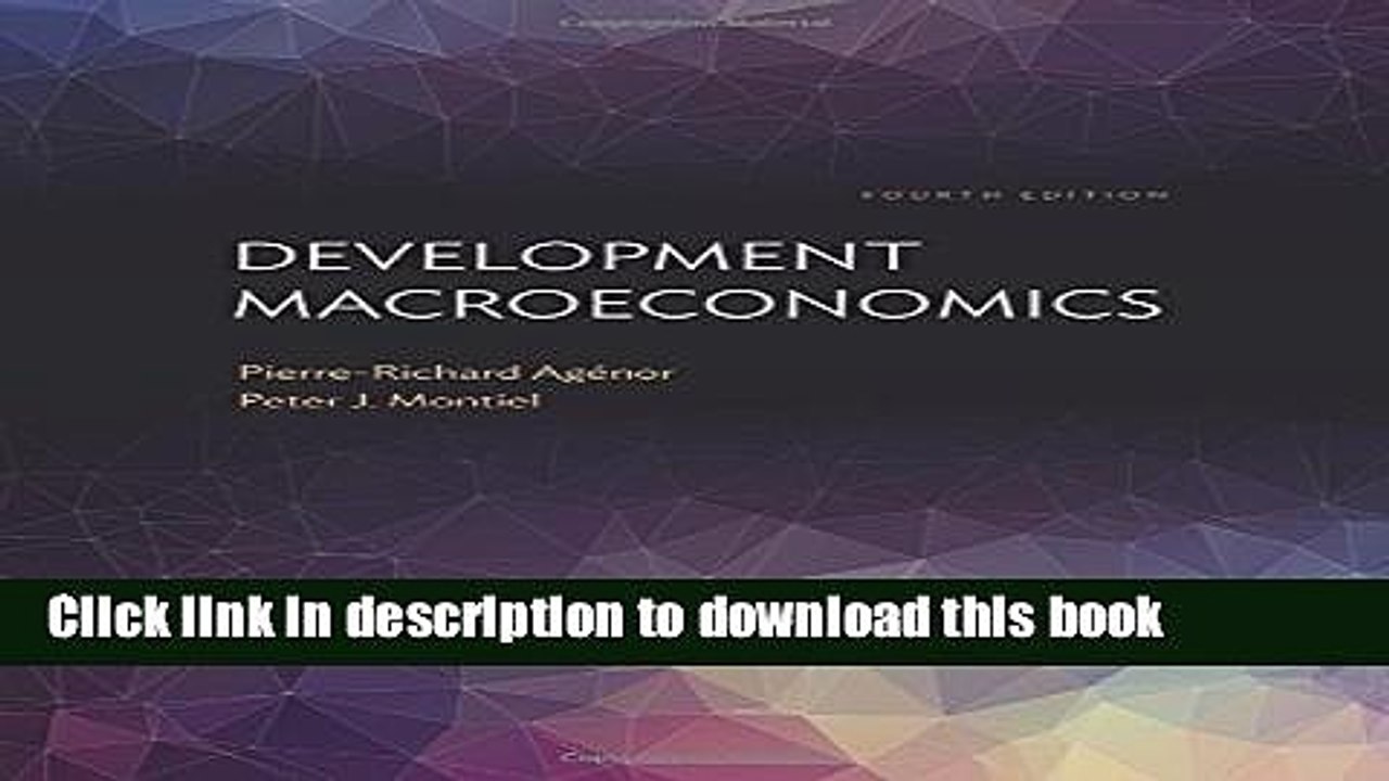 [PDF] Development Macroeconomics: Fourth Edition  Read Online