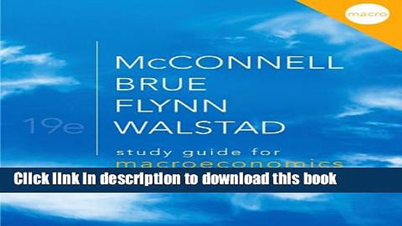 [Download] Study Guide for Macroeconomics Free Books