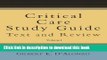 [PDF] Critical Care Study Guide: Text and Review Download Online