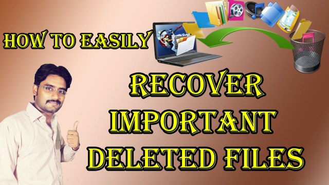 How to Easily Recover Important Deleted Files | Easy Tutorial Hindi/Urdu