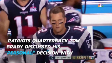 Tom Brady discusses 'personal' decision to accept 4-game suspension