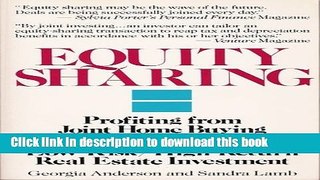 Ebook Equity Sharing Free Online