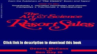 [Read PDF] The Art and Science of Resort Sales Download Free