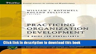 Books Practicing Organization Development: A Guide for Consultants Free Download