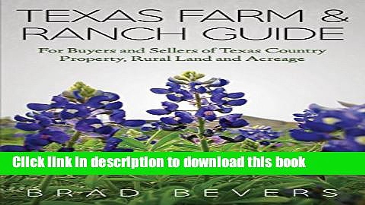 Books Texas Farm   Ranch Guide: For Buyers and Sellers of Texas Country Property, Rural Land and