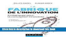 PDF  La fabrique de l innovation- 2e Ã©d.: Embarquez pour la conception innovante (Hors