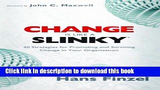 Ebook Change is Like a Slinky Full Download