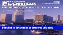 Ebook Florida Real Estate Principles, Practices   Law (Florida Real Estate Principles, Practices,