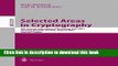 Books Selected Areas in Cryptography: 8th Annual International Workshop, SAC 2001 Toronto,
