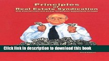 Ebook Principles of Real Estate Syndication: With Entertainment and Oil-Gas Syndication