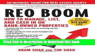 Ebook REO Boom: How to Manage, List, and Cash in on Bank-Owned Properties: An Insiders  Guide for