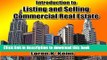 Books Introduction to Listing and Selling Commercial Real Estate Full Online