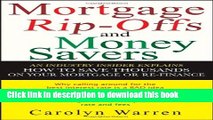 Ebook Mortgage Ripoffs and Money Savers: An Industry Insider Explains How to Save Thousands on