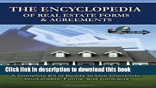 Books The Encyclopedia of Real Estate Forms   Agreements: A Complete Kit of Ready-to-Use