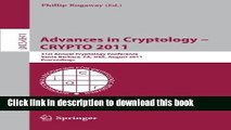 Ebook Advances in Cryptology -- CRYPTO 2011: 31st Annual Cryptology Conference, Santa Barbara, CA,