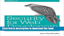 Books Security for Web Developers: Using JavaScript, HTML, and CSS Free Download