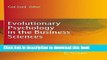[Read  e-Book PDF] Evolutionary Psychology in the Business Sciences Free Books
