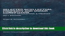 Ebook Selected Intellectual Property and Unfair Competition, Statutes, Regulations   Treaties,