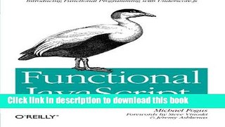 Books Functional JavaScript: Introducing Functional Programming with Underscore.js Full Online