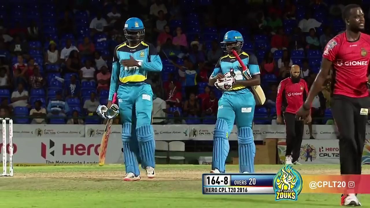 Trinbago Knight Riders Vs St Lucia Zouks Cpl Match 2 Highlights 2016