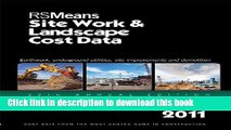 [Read PDF] RS Means Site Work   Landscape Cost Data 2011 (Means Site Work and Landscape Cost Data)