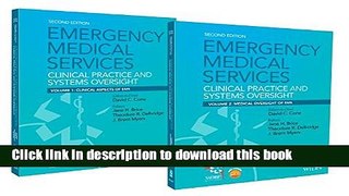 Books Emergency Medical Services: Clinical Practice and Systems Oversight, 2 Volume Set Full Online