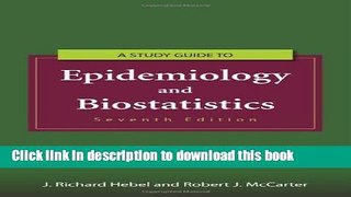 Books Study Guide To Epidemiology And Biostatistics Free Online
