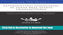 Ebook Representing Consumers in Texas Real Estate Transactions: Leading Lawyers on Negotiating