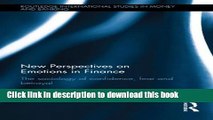 [PDF] New Perspectives on Emotions in Finance: The Sociology of Confidence, Fear and Betrayal
