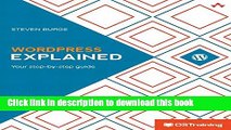 Ebook Wordpress Explained: Your Step-By-Step Guide Full Online