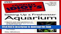 Books The Complete Idiot s Guide to Freshwater Aquariums Full Download