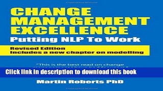 Books Change Management Excellence Free Download