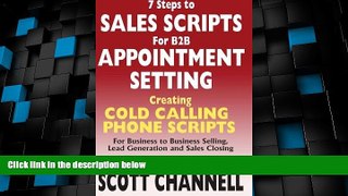 Must Have  7 STEPS to SALES SCRIPTS for B2B APPOINTMENT SETTING.: Creating Cold Calling Phone