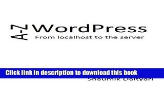 Ebook A-Z of WordPress Free Online