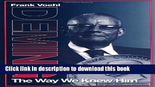 [Read PDF] Deming The Way We Knew Him (St Lucie) Ebook Free
