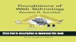 Ebook Foundations of Web Technology Free Online