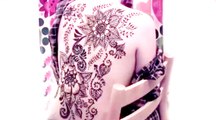 Best Henna Tattoo Designs for Back - Love Mehndi Designs