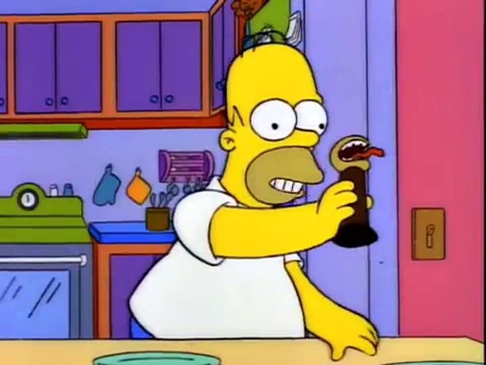 Homer loses burping competition