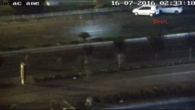 Saraçhane'de Polis ile Askerlerin Çatışması Güvenlik Kamerası