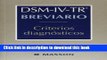 Download  Dsm-IV-TR Breviario. Criterios diagnosticos (Spanish Edition)  Free Books